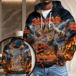 Iron Maiden 2026 World Tour 3D Unisex Waffle Hoodie – HOATT20107