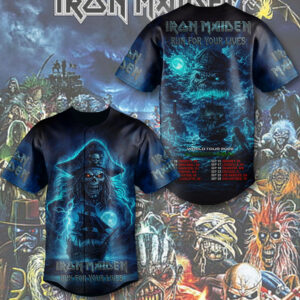 Iron Maiden 2026 World Tour Baseball Jersey - TMTHU8091