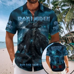 Iron Maiden 2026 World Tour Short Sleeve Button-Down Shirt - TMTHU8765