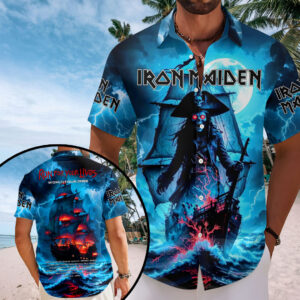 Iron Maiden 2026 World Tour Short Sleeve Button-Down Shirt – HOATT20020