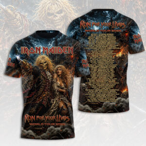 Iron Maiden 2026 World Tour 3D Apparel - HOATT20015