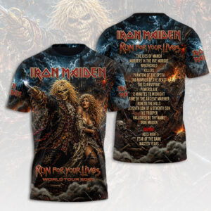 Iron Maiden 2026 World Tour 3D Apparel - HOATT20016