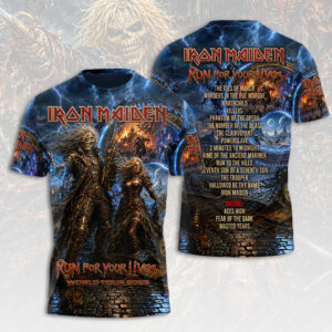 Iron Maiden 2026 World Tour 3D Apparel - HOATT20018