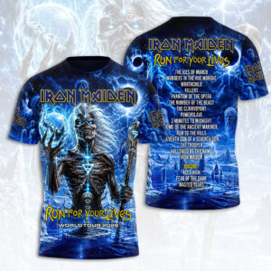 Iron Maiden 2026 World Tour 3D Apparel - HOATT20218