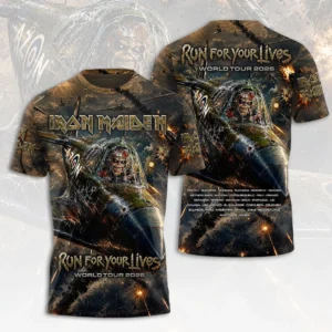 Iron Maiden 2026 World Tour 3D Apparel - HOATT20451