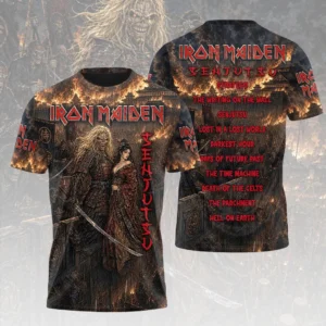 Iron Maiden 2026 World Tour 3D Apparel - HOATT20583