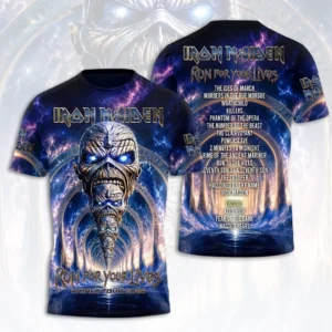 Iron Maiden 2026 World Tour 3D Apparel - HOATT20632