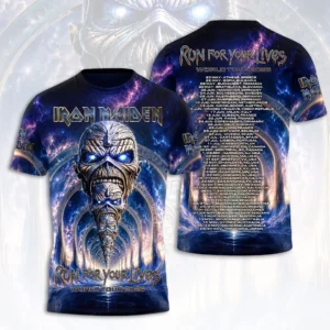 Iron Maiden 2026 World Tour 3D Apparel - HOATT20633