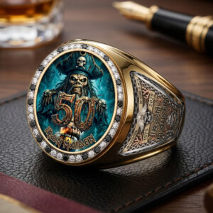Iron Maiden 3D Engraved Ring - TMTHU8060