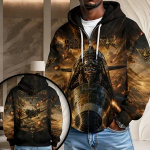Iron Maiden 3D Unisex Waffle Hoodie - TMTHU8807