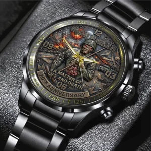 Iron Maiden: A Matter of Life and Death 20th Anniversary Black Stainless Steel Watch - TMTHU8871