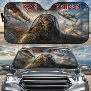 Iron Maiden Auto Sun Shade - TMTHU7966