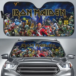 Iron Maiden Auto Sun Shade - HOATT20413