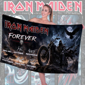 Iron Maiden Rectangle Beach Towel - TMTHU7883