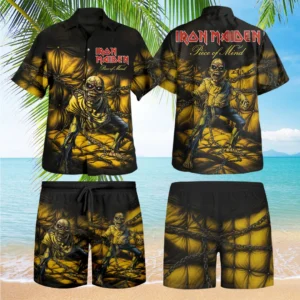 Iron Maiden 3D Hawaiian Apparel - TMTHU8603