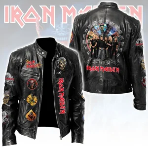Iron Maiden Motorcycle Leather Jacket - HOATT20437