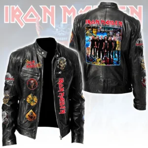 Iron Maiden Motorcycle Leather Jacket - HOATT20466