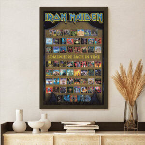 Iron Maiden Rectangle Canvas With Inner Frame - TMTHU8006
