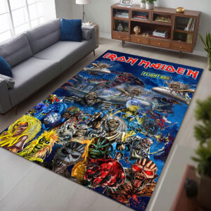 Iron Maiden Rectangular Rug - HOATT20312