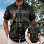 Iron Maiden Short Sleeve Button-Down Shirt – TMTHU8662
