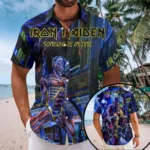 Iron Maiden Short Sleeve Button-Down Shirt – TMTHU8722
