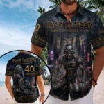 Iron Maiden Short Sleeve Button-Down Shirt – TMTHU8810