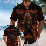 Iron Maiden Short Sleeve Button-Down Shirt – TMTHU8847
