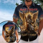 Iron Maiden Short Sleeve Button-Down Shirt – TMTHU8960