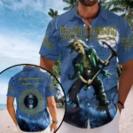 Iron Maiden Short Sleeve Button-Down Shirt – HOATT20654