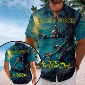 Iron Maiden Short Sleeve Button-Down Shirt - HOATT20734