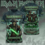 Iron Maiden World Tour 2026 3D Apparel – TMTHU8116