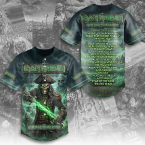 Iron Maiden World Tour 2026 Baseball Jersey - TMTHU8025
