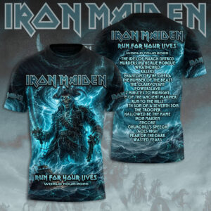 Iron Maiden World Tour 2026 3D Apparel - TMTHU8012