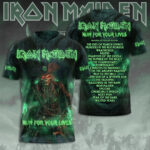 Iron Maiden World Tour 2026 3D Apparel – TMTHU8578