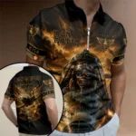 Iron Maiden Zip Polo Shirt – TMTHU8650