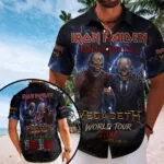 Iron Maiden x Megadeth 2026 World Tour Short Sleeve Button-Down Shirt – TMTHU7922