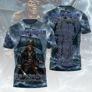 Iron Maiden 2026 World Tour 3D Apparel - HOATT20528