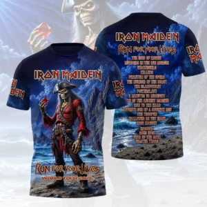 Iron Maiden 2026 World Tour 3D Apparel - HOATT20563