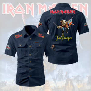 Iron Maiden 2D Short Sleeve Mechanic Shirt - HOATT20167