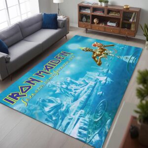 Iron Maiden Rectangular Rug - HOATT20055