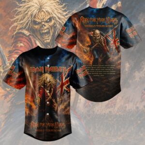 Iron Maiden 2026 World Tour Baseball Jersey - HOATT20019