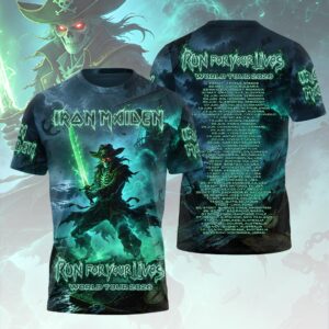 Iron Maiden 2026 World Tour 3D Apparel - HOATT20033