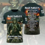 Iron Maiden 2026 World Tour 3D Apparel – HOATT20630