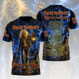 Iron Maiden 2026 World Tour 3D Apparel - HOATT19999