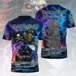 Iron Maiden 2026 World Tour 3D Apparel - HOATT20001