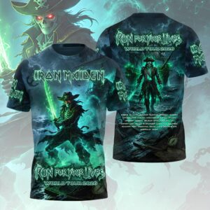 Iron Maiden 2026 World Tour 3D Apparel - HOATT20034