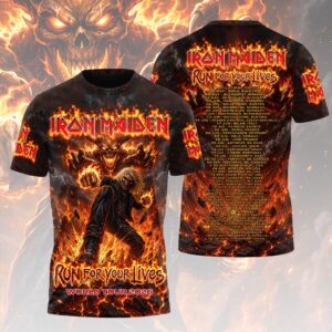 Iron Maiden 2026 World Tour 3D Apparel - HOATT20227