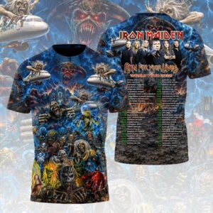 Iron Maiden 2026 World Tour 3D Apparel - HOATT20311