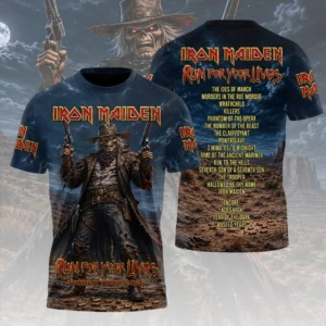 Iron Maiden 2026 World Tour 3D Apparel - HOATT20381