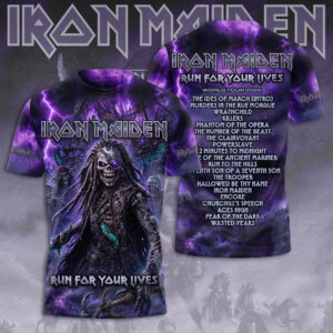 Iron Maiden World Tour 2026 3D Apparel - TMTHU8040